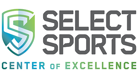 The Select Sports Center of Excellence logo. 